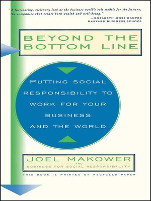 cover image of Beyond the Bottom Line